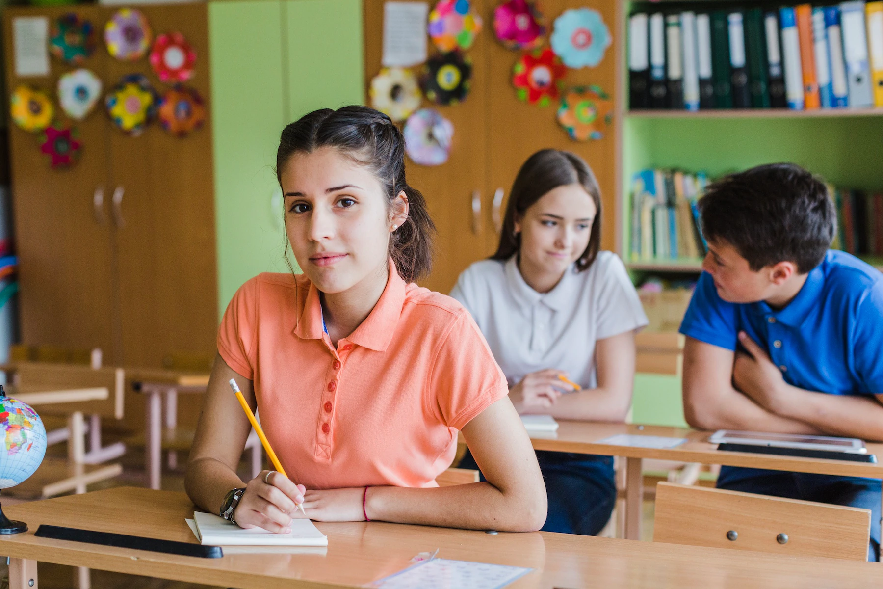 girl Learning english