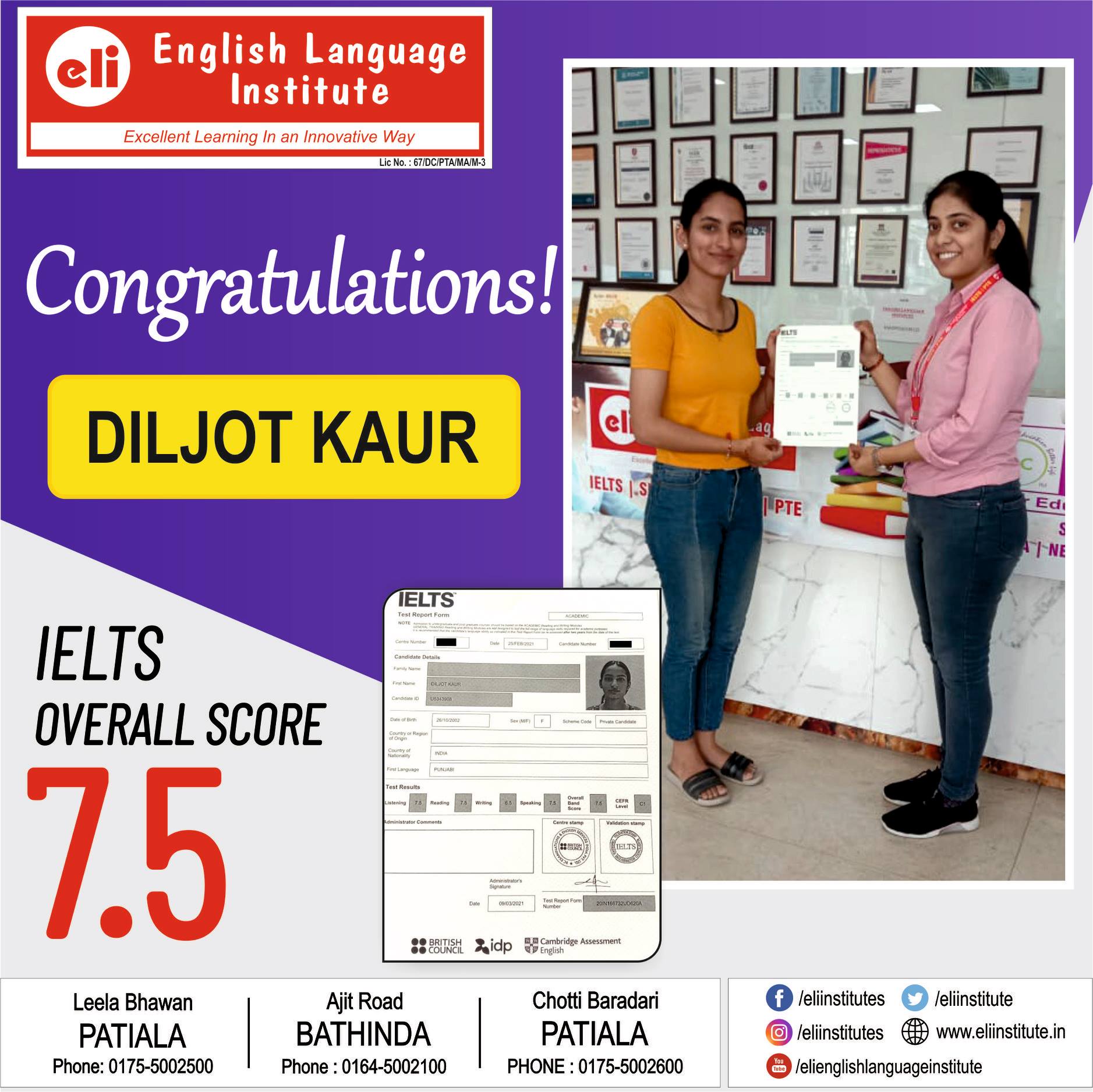 IELTS PTE RESULTS